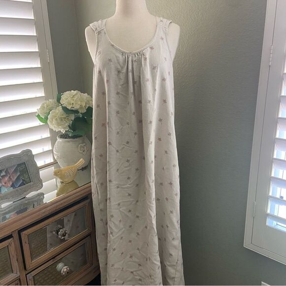 NWT Faherty Dream Cotton Gauze Sintra Dress in Tossed Palm Small - Picture 6 of 16